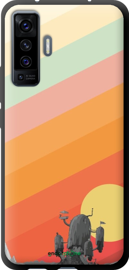 TPU чехол № 5420 для Vivo X50 - 5420b-1955 изображение 