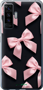Силиконовый чехол 'Coquette Ribbons Dark Coquette' для Vivo X50 изображение 1