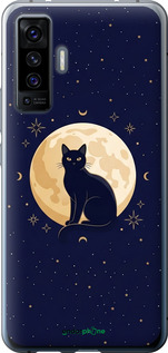 Силиконовый чехол 'Cute Cat Celestial/Witchy' для Vivo X50 изображение 5
