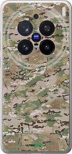 Силиконовый чехол Камуфляж v5 для Vivo X200 PRO - 1201u-3883 изображение 