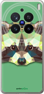 Силиконовый чехол Енот для Vivo X200 PRO - 1217u-3883 изображение 