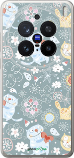 Силиконовый чехол Котята v3 для Vivo X200 PRO - 1223u-3883 изображение 