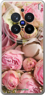 Силіконовий чехол Троянди v2 для Vivo X200 PRO - 2320u-3883 изображение 