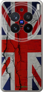 Силіконовий чехол Прапор Великобританії 2 для Vivo X200 PRO - 387u-3883 изображение 