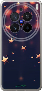 Силіконовий чехол Падаючі зірки для Vivo X200 PRO - 3974u-3883 изображение 