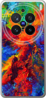 Силиконовый чехол Акварель на холсте для Vivo X200 PRO - 4150u-3883 изображение 