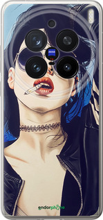 Силіконовий чехол Дівчина на стилі для Vivo X200 PRO - 4151u-3883 изображение 