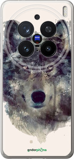 Силіконовий чехол Вовк-арт для Vivo X200 PRO - 4163u-3883 изображение 