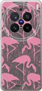 Силиконовый чехол Vintage-Flamingos для Vivo X200 PRO - 4171u-3883 изображение 