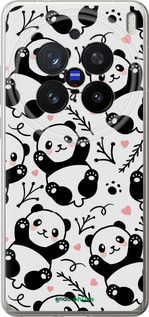 Силиконовый чехол Панды для Vivo X200 PRO - 4318u-3883 изображение 