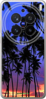 Силіконовий чехол Пальми для Vivo X200 PRO - 4324u-3883 изображение 