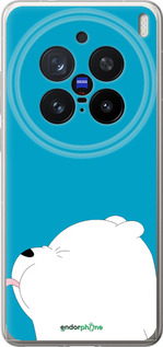 Силиконовый чехол Мишка 1 для Vivo X200 PRO - 4358u-3883 изображение 