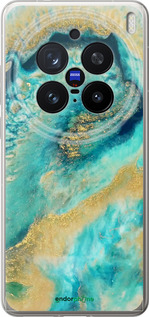 Силиконовый чехол Green marble для Vivo X200 PRO - 4365u-3883 изображение 