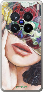 Силіконовий чехол Head Flower для Vivo X200 PRO - 4460u-3883 изображение 