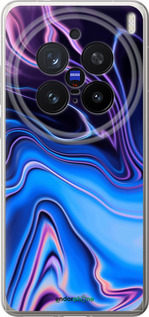 Силіконовий чехол Візерунок води для Vivo X200 PRO - 4491u-3883 изображение 