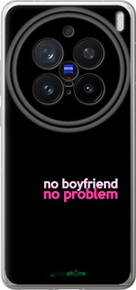 Силиконовый чехол no boyfriend no problem для Vivo X200 PRO - 4549u-3883 изображение 