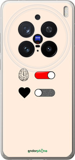 Силіконовий чехол Любов і розум для Vivo X200 PRO - 4553u-3883 изображение 