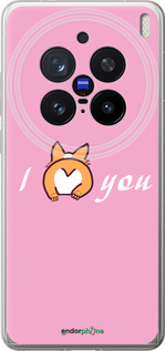 Силиконовый чехол Люблю1 для Vivo X200 PRO - 4587u-3883 изображение 