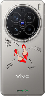 Силіконовий чехол Жінка для Vivo X200 PRO - 4599u-3883 изображение 