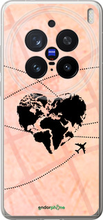 Силіконовий чехол Подорожуй для Vivo X200 PRO - 4607u-3883 изображение 