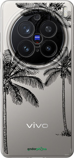 Силиконовый чехол Пальмы1 для Vivo X200 PRO - 4634u-3883 изображение 