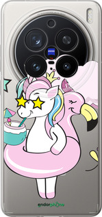 Силиконовый чехол Crown Unicorn для Vivo X200 PRO - 4660u-3883 изображение 