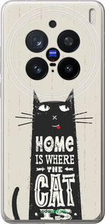 Силиконовый чехол Кот для Vivo X200 PRO - 4671u-3883 изображение 