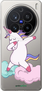 Силіконовий чехол Єдиноріг для Vivo X200 PRO - 4702u-3883 изображение 