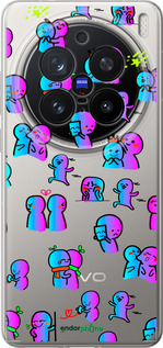 Силіконовий чехол Емоції для Vivo X200 PRO - 4736u-3883 изображение 