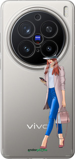 Силіконовий чехол Дівчинка 1 для Vivo X200 PRO - 4751u-3883 изображение 