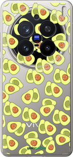 Силіконовий чехол Веселі авокадо для Vivo X200 PRO - 4799u-3883 изображение 