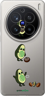 Силиконовый чехол Авокадо 1 для Vivo X200 PRO - 4857u-3883 изображение 