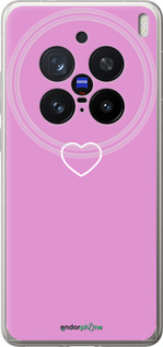 Силиконовый чехол Сердце 2 для Vivo X200 PRO - 4863u-3883 изображение 