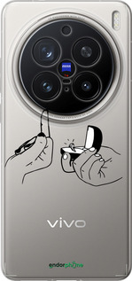 Силіконовий чехол Пропозиція для Vivo X200 PRO - 4898u-3883 изображение 