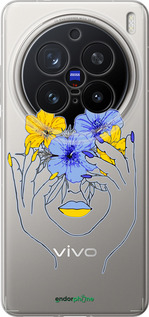 Силиконовый чехол Девушка v4 для Vivo X200 PRO - 5276u-3883 изображение 