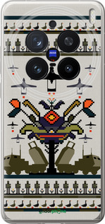 Силіконовий чехол Вишиванка UA для Vivo X200 PRO - 5446u-3883 изображение 