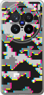 Силиконовый чехол Пиксельный камуфляж для Vivo X200 PRO - 5481u-3883 изображение 