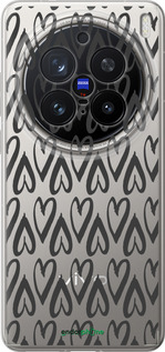 Силіконовий чехол Серця v2 для Vivo X200 PRO - 5497u-3883 изображение 