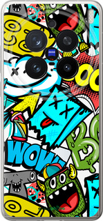 Силіконовий чехол Стікери v4 для Vivo X200 PRO - 5508u-3883 изображение 