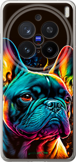 Силиконовый чехол Яркий бульдог для Vivo X200 PRO - 5547u-3883 изображение 
