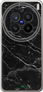 Силиконовый чехол Черный мрамор v2 для Vivo X200 PRO - 5568u-3883 изображение 