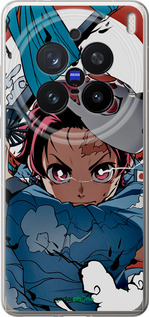 Силіконовий чехол Танджиро Камадо для Vivo X200 PRO - 5574u-3883 изображение 