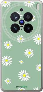 Силиконовый чехол Ромашки v4 для Vivo X200 PRO - 5603u-3883 изображение 