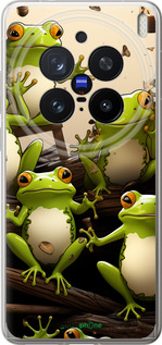 Силіконовий чехол Жабки для Vivo X200 PRO - 5656u-3883 изображение 