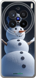 Силіконовий чехол Сніговик для Vivo X200 PRO - 5826u-3883 изображение 