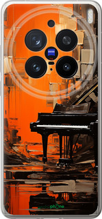 Силиконовый чехол Чехол для телефона Оранжевый Рояль для Vivo X200 PRO - 5937u-3883 изображение 