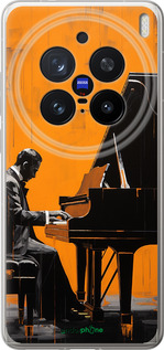 Силиконовый чехол Чехол для телефона Мужчина за Роялем для Vivo X200 PRO - 5938u-3883 изображение 