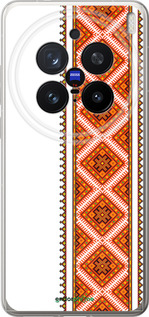 Силіконовий чехол Вишиванка 25 для Vivo X200 PRO - 593u-3883 изображение 