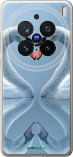 Силиконовый чехол Лебеди для Vivo X200 PRO - 6007u-3883 изображение 