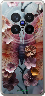 Силиконовый чехол Fairy Butterfly для Vivo X200 PRO - 6048u-3883 изображение 